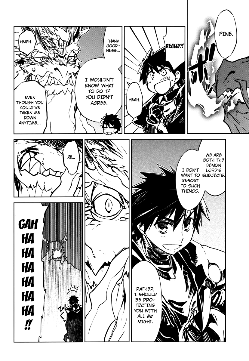 Maoyuu Maou Yuusha - "Kono Watashi no Mono Tonare, Yuusha yo" "Kotowaru!" Chapter 6 page 33 - Chapter 6: Choose One of Two Paths
