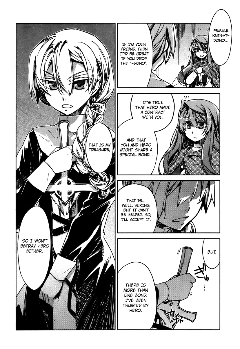 Maoyuu Maou Yuusha - "Kono Watashi no Mono Tonare, Yuusha yo" "Kotowaru!" Chapter 8 page 10 - Chapter 8: The Second Landing Operation to Recover Aurora Island Begins!