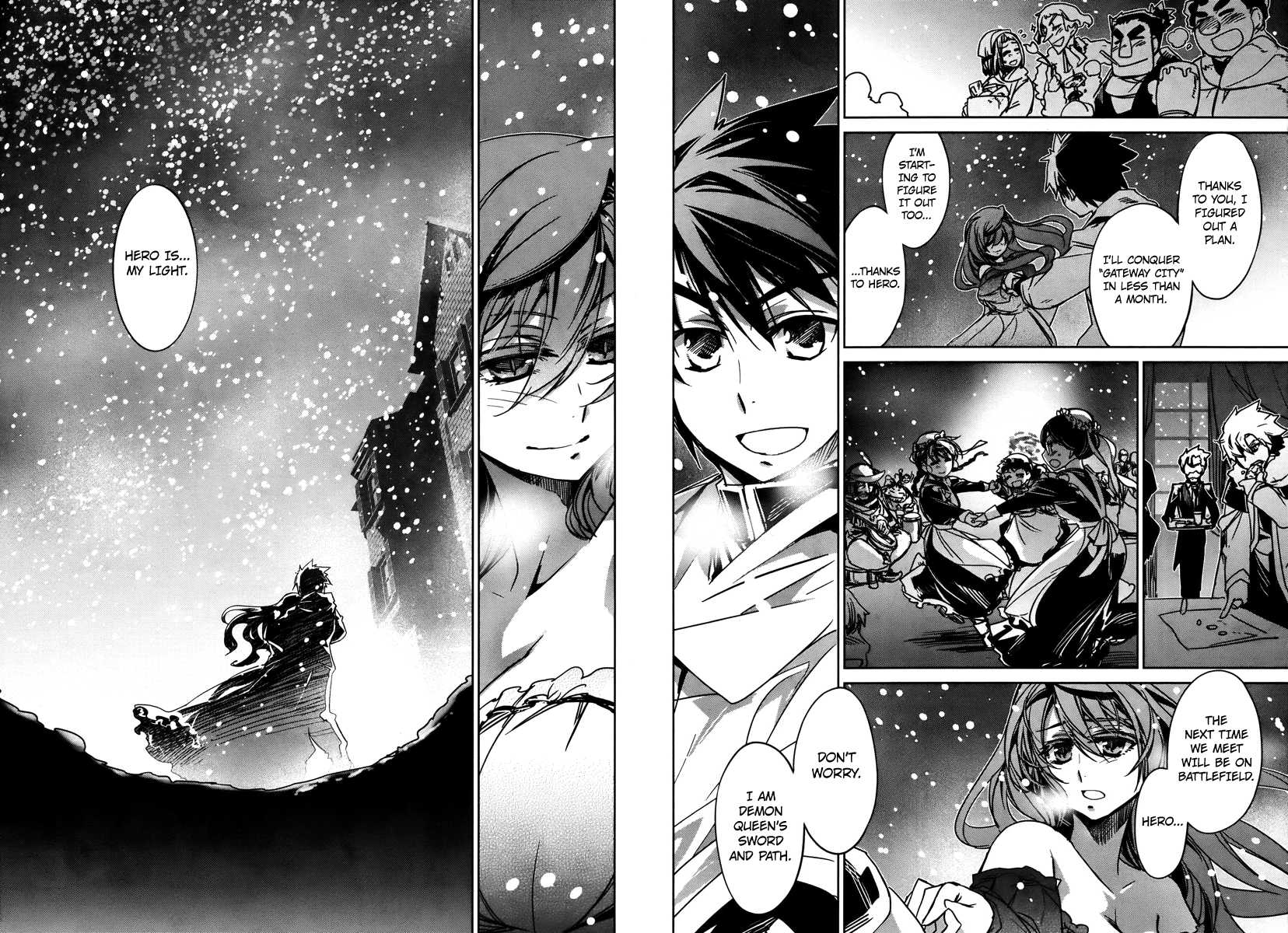 Maoyuu Maou Yuusha - "Kono Watashi no Mono Tonare, Yuusha yo" "Kotowaru!" Chapter 8 page 30 - Chapter 8: The Second Landing Operation to Recover Aurora Island Begins!