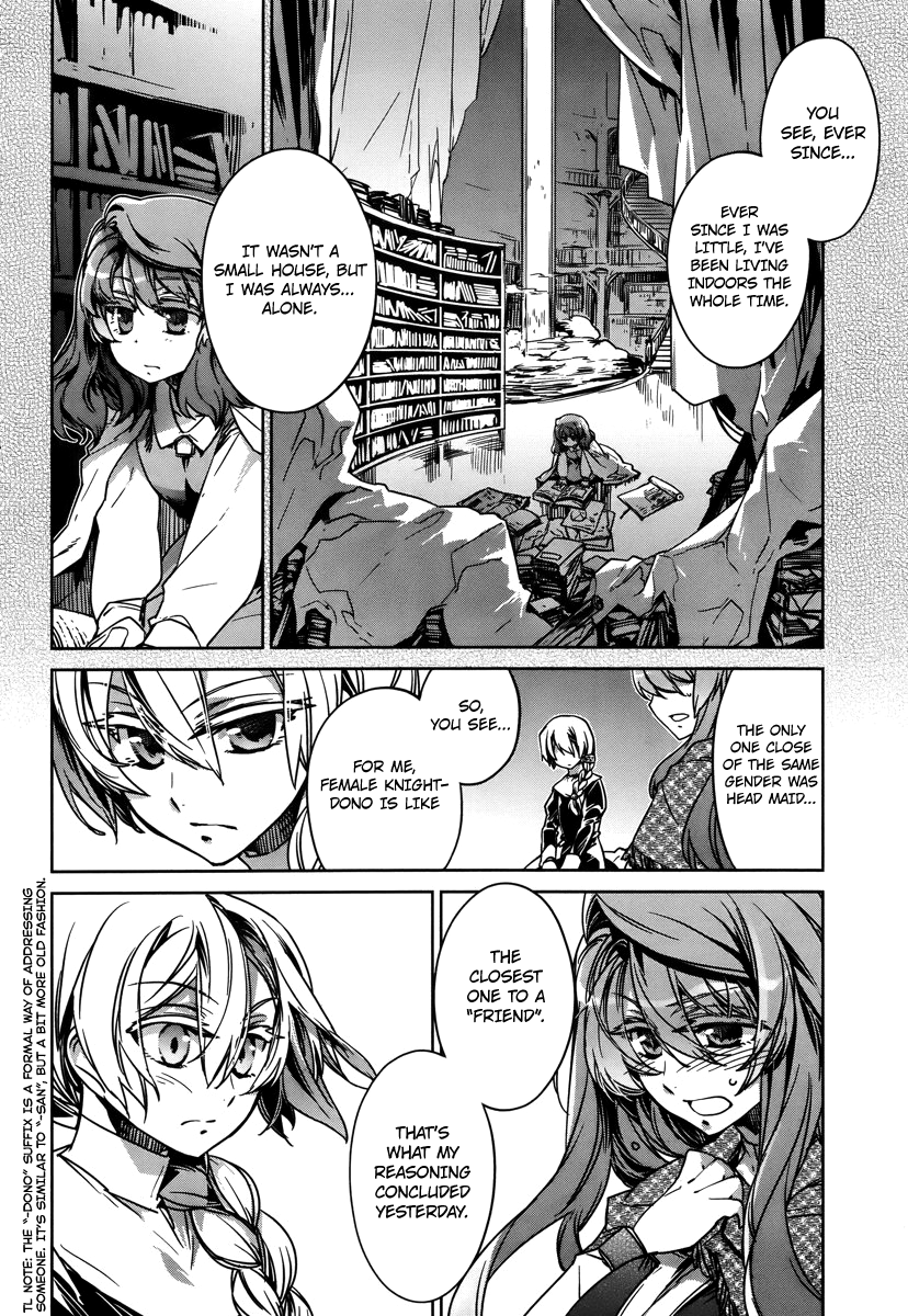 Maoyuu Maou Yuusha - "Kono Watashi no Mono Tonare, Yuusha yo" "Kotowaru!" Chapter 8 page 4 - Chapter 8: The Second Landing Operation to Recover Aurora Island Begins!