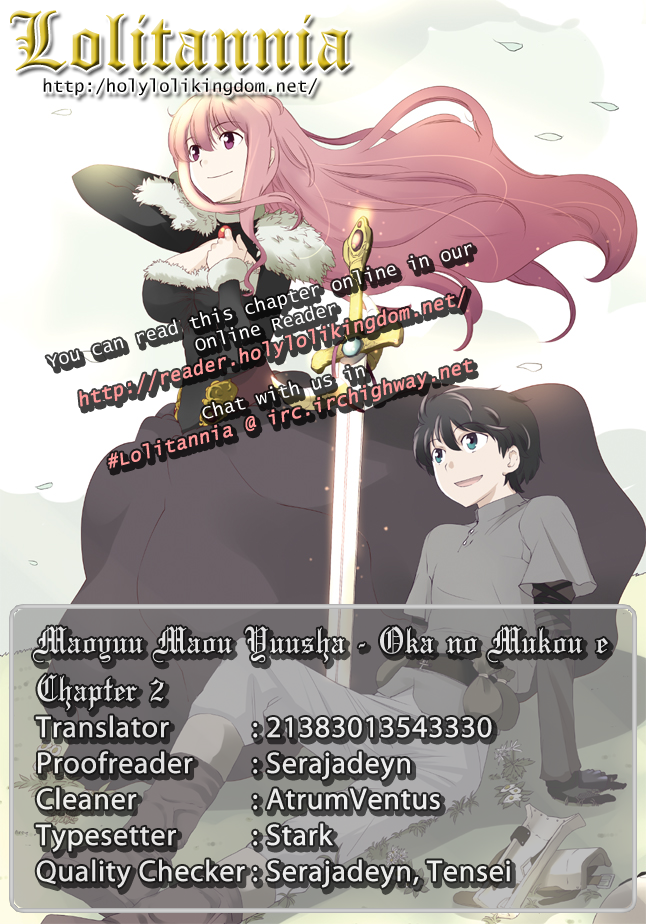 Maoyuu Maou Yuusha - Oka no Mukou e Chapter 2.2 page 1 - Chapter 2 v2 : Humankind