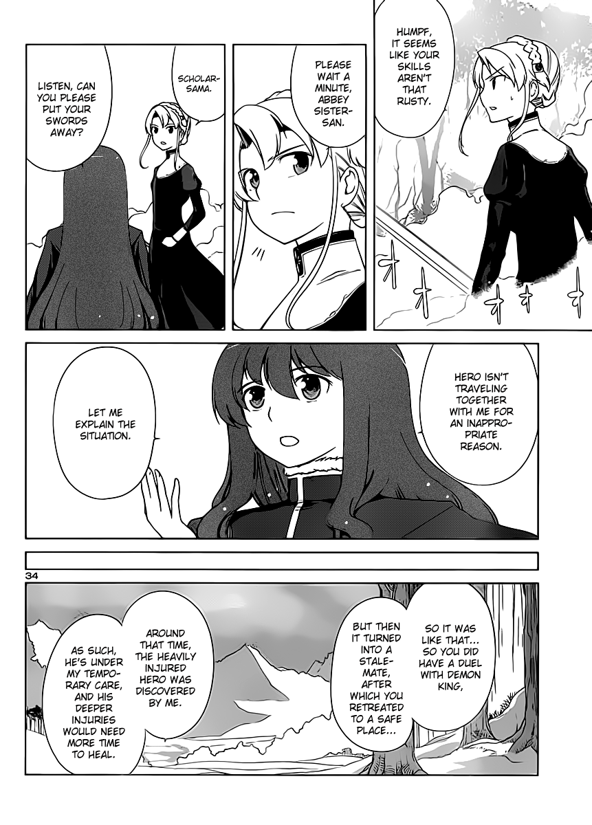 Maoyuu Maou Yuusha - Oka no Mukou e Chapter 3.2 page 36 - Chapter 3 v2 : Female Knight