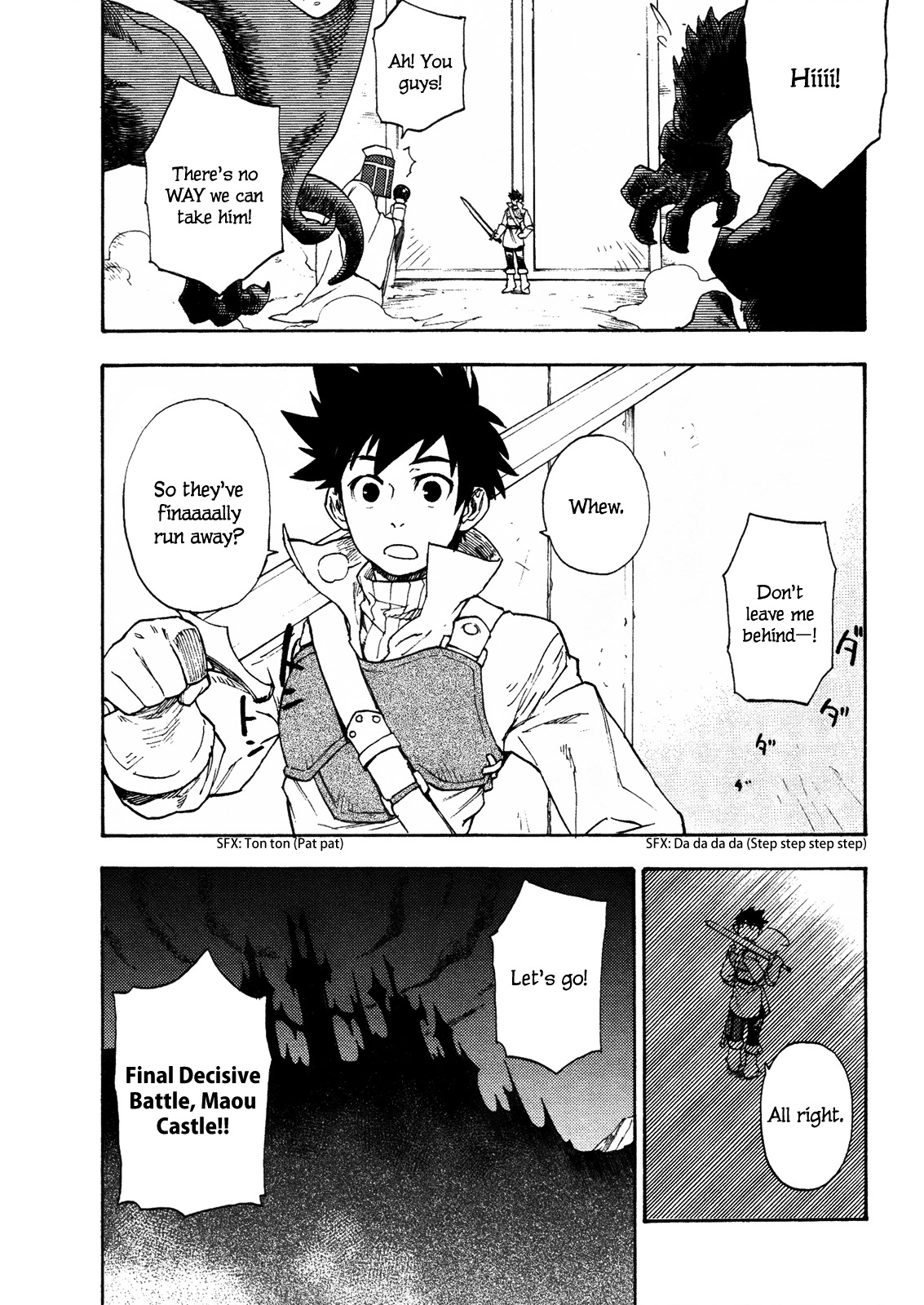 Maoyuu Maou Yuusha Chapter 1 page 14 - Chapter 1: 「Become One of My Own, Yuusha!」 「I Refuse!」