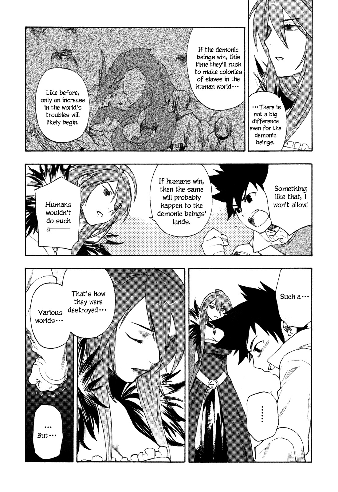 Maoyuu Maou Yuusha Chapter 1 page 34 - Chapter 1: 「Become One of My Own, Yuusha!」 「I Refuse!」