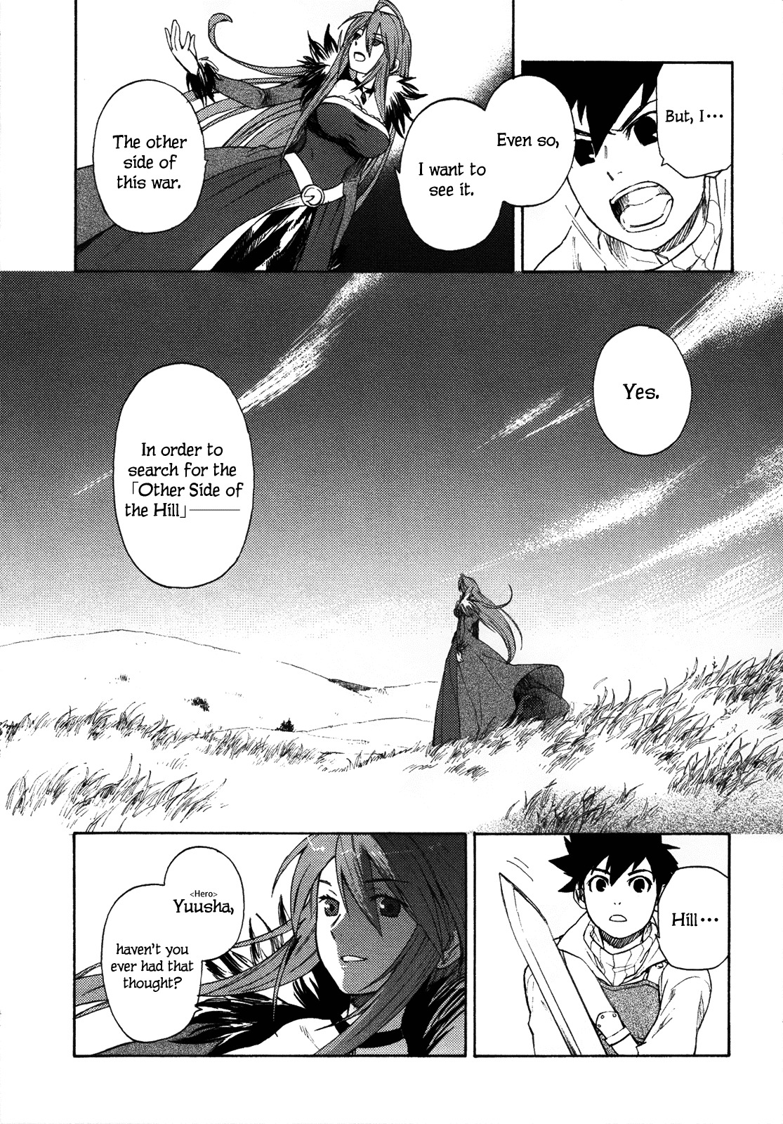Maoyuu Maou Yuusha Chapter 1 page 35 - Chapter 1: 「Become One of My Own, Yuusha!」 「I Refuse!」