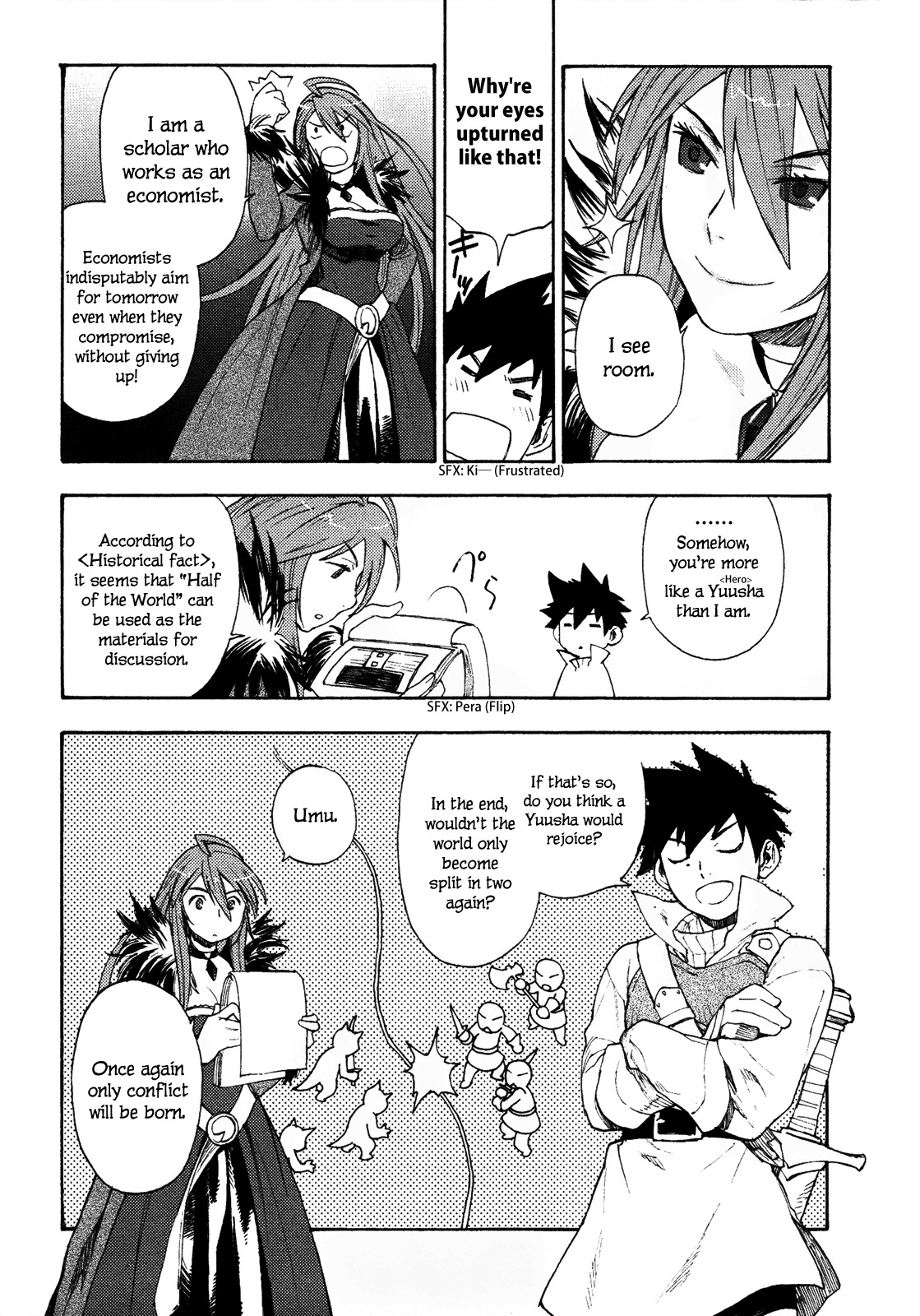 Maoyuu Maou Yuusha Chapter 1 page 38 - Chapter 1: 「Become One of My Own, Yuusha!」 「I Refuse!」