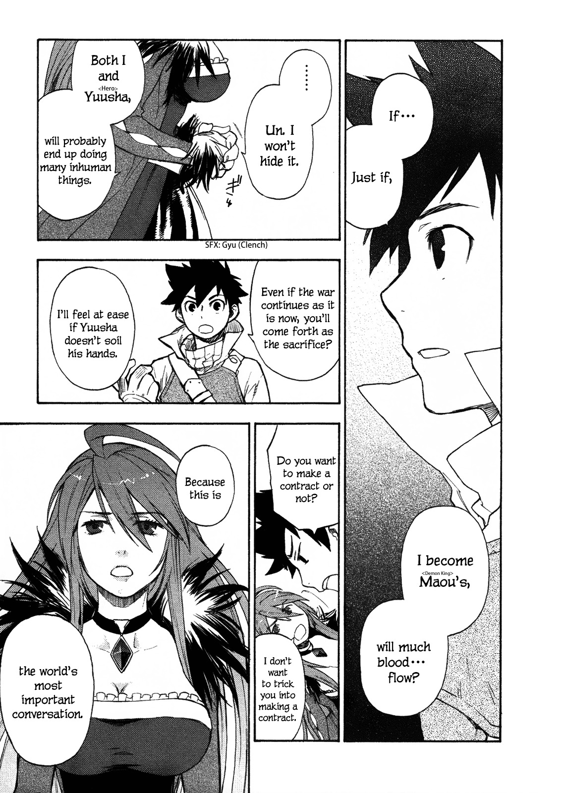 Maoyuu Maou Yuusha Chapter 1 page 42 - Chapter 1: 「Become One of My Own, Yuusha!」 「I Refuse!」
