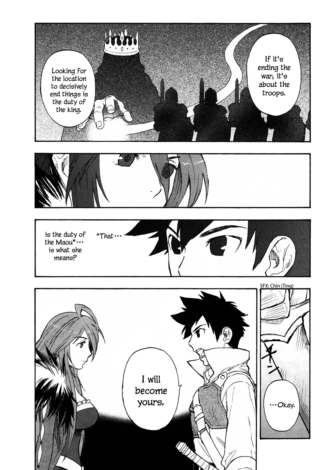 Maoyuu Maou Yuusha Chapter 1 page 43 - Chapter 1: 「Become One of My Own, Yuusha!」 「I Refuse!」