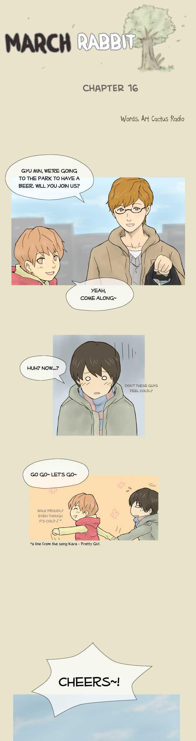 March Rabbit Chapter 16 page 1 - Chapter 16