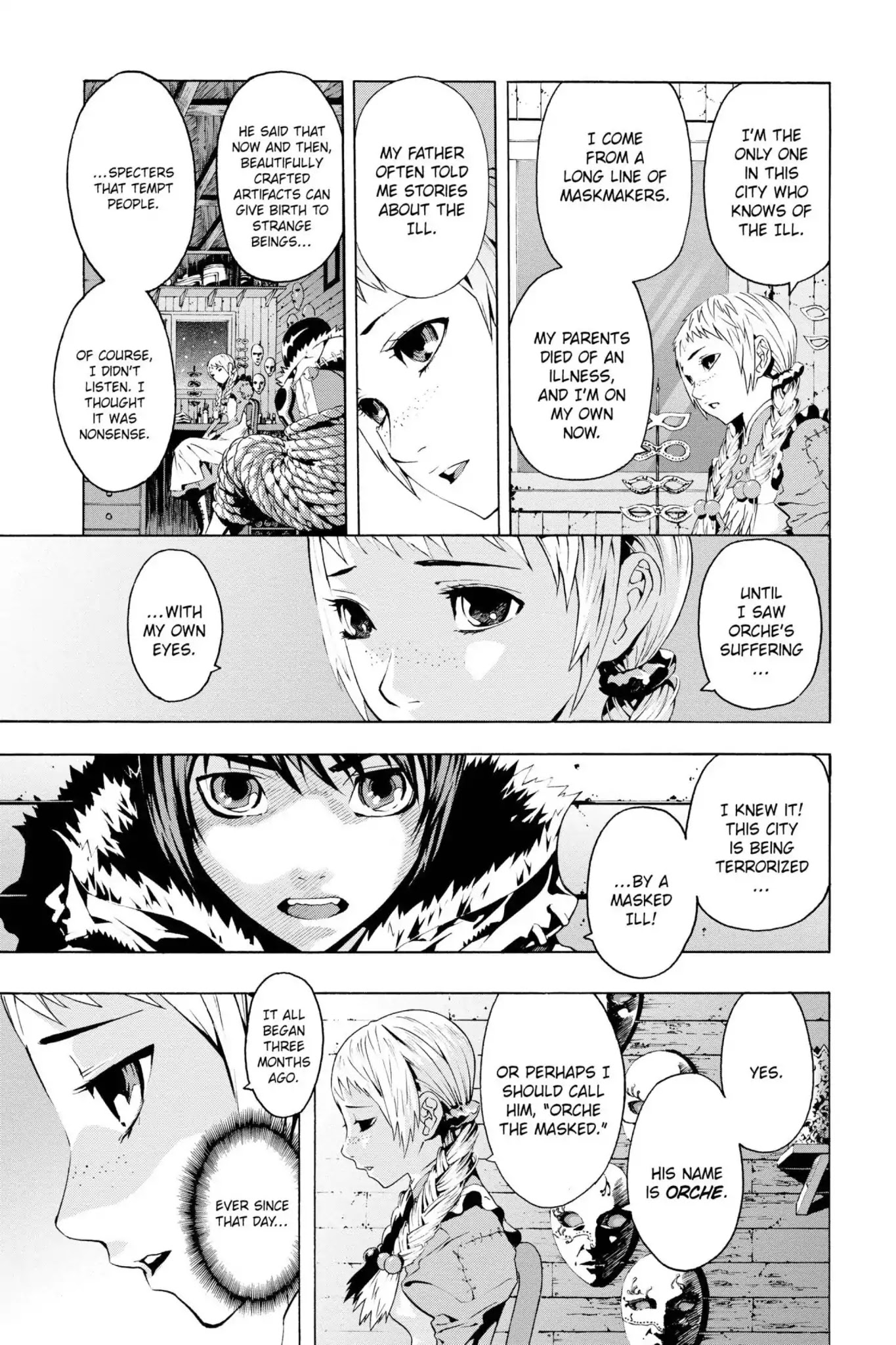 March Story Chapter 1.0-5 page 12 - Vol.1 Chapter Two: Orche the Masked
