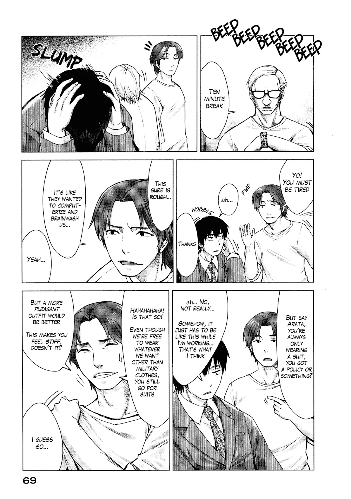 Marginal Operation Chapter 2 page 5 - Chapter 2: Game with Crappy CG