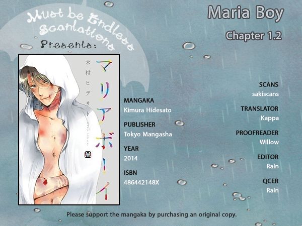 Maria Boy Chapter 1.2 page 1 - Chapter 1.2 : I Love You, It's a Secret Act. 2