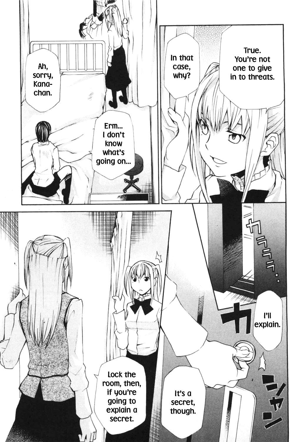 Maria Holic Chapter 10 page 12 - Chapter 10: About The Gimmick Where You Tell Them Apart By The Position Of The Mole