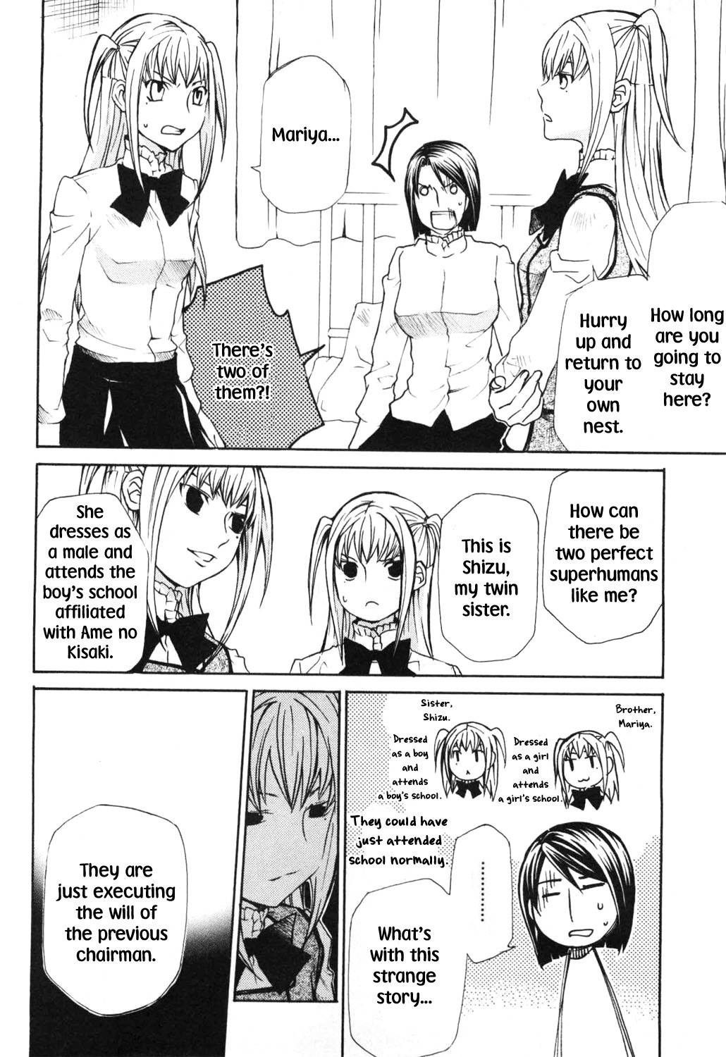 Maria Holic Chapter 10 page 13 - Chapter 10: About The Gimmick Where You Tell Them Apart By The Position Of The Mole