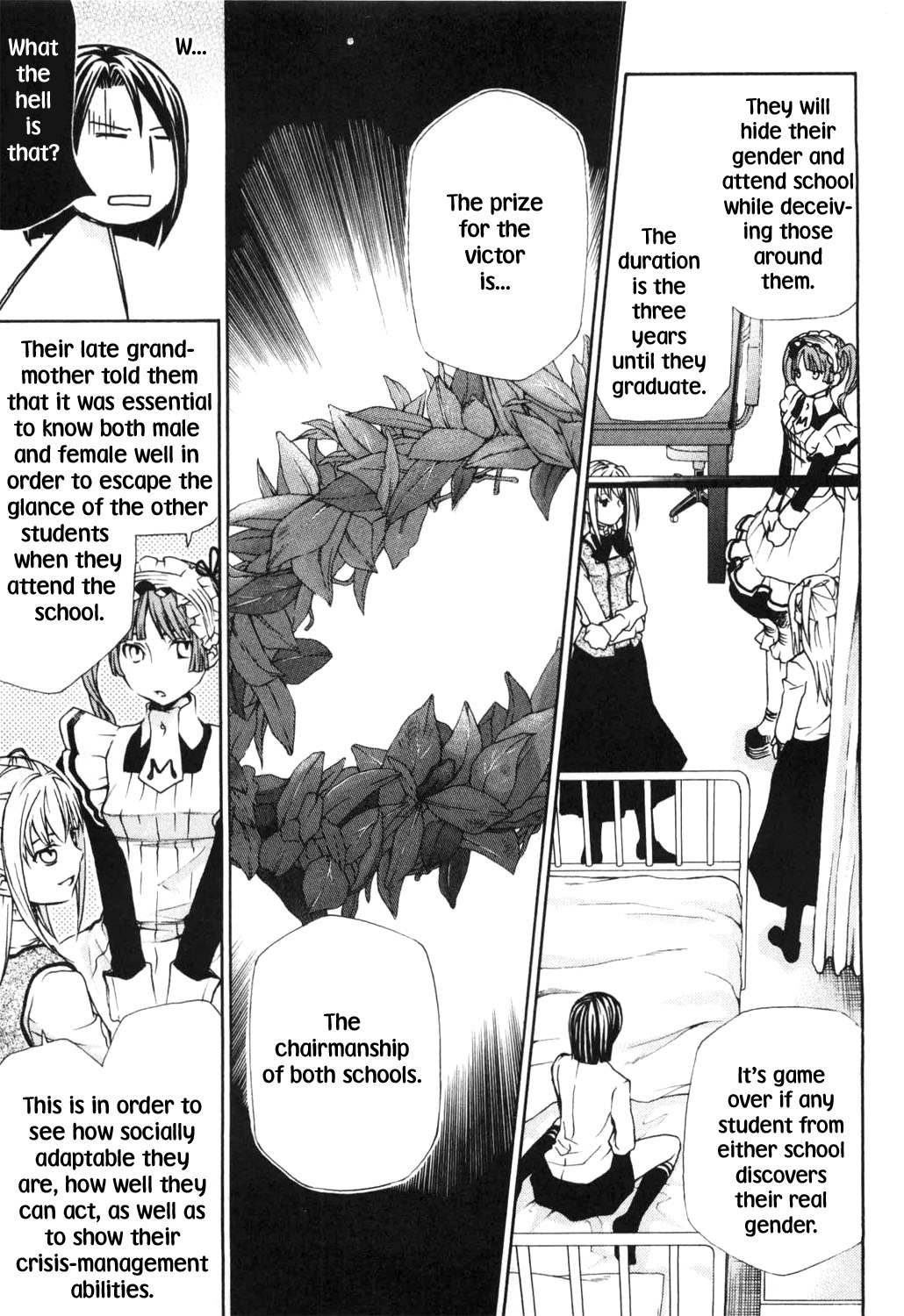 Maria Holic Chapter 10 page 14 - Chapter 10: About The Gimmick Where You Tell Them Apart By The Position Of The Mole