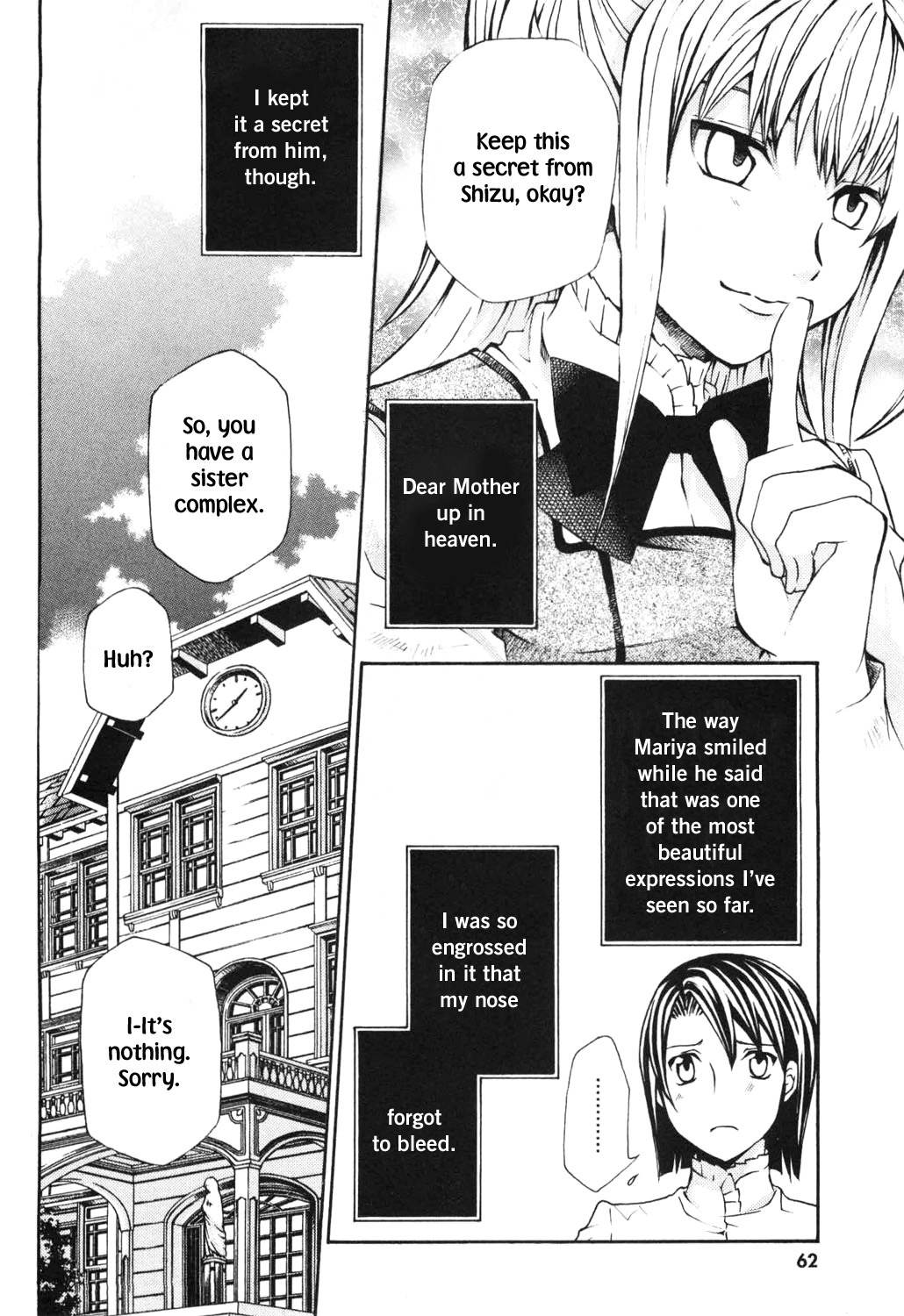 Maria Holic Chapter 10 page 21 - Chapter 10: About The Gimmick Where You Tell Them Apart By The Position Of The Mole