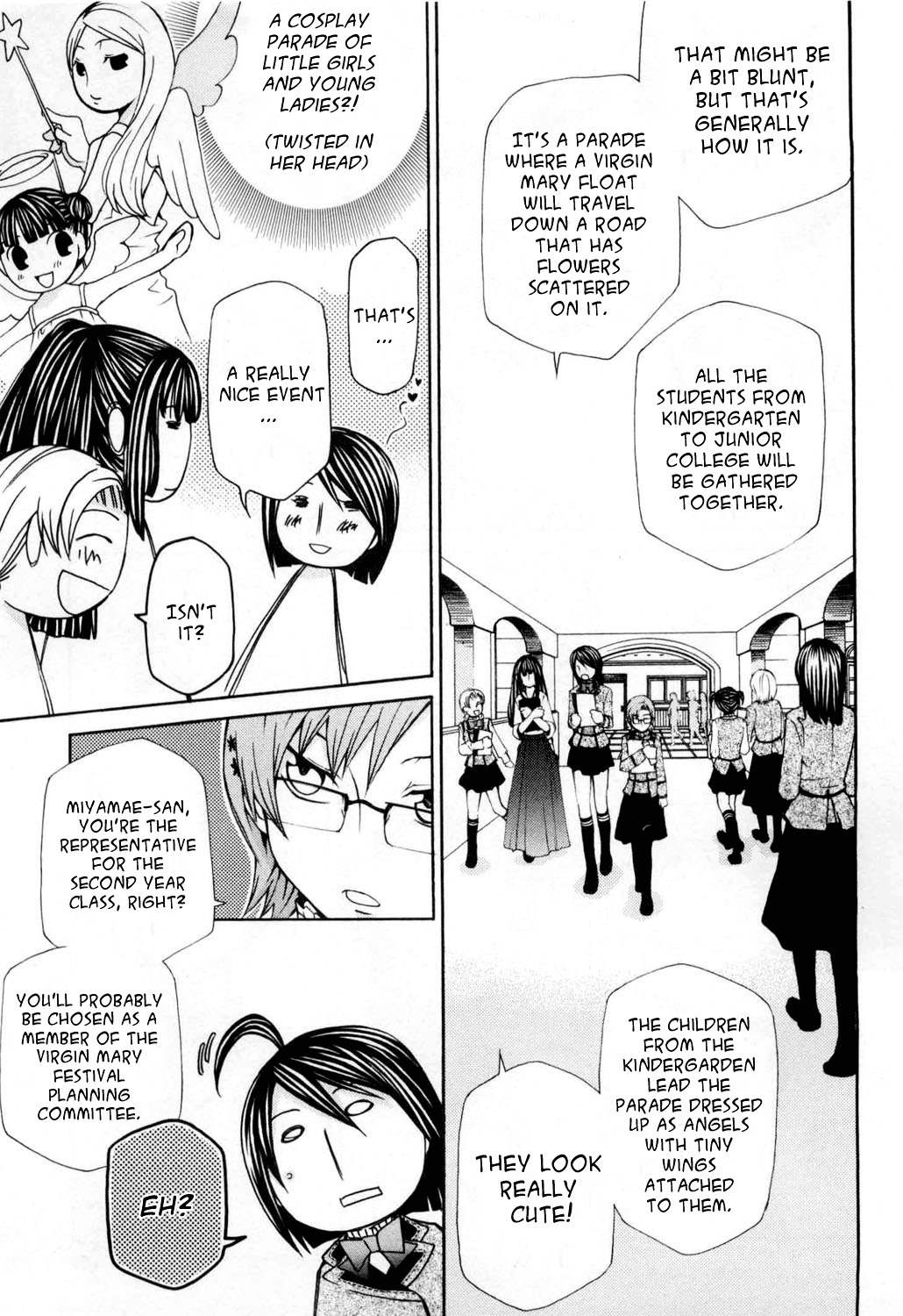 Maria Holic Chapter 12 page 6 - Chapter 12: About the Blood-Stained Virgin Mary Festival (1)