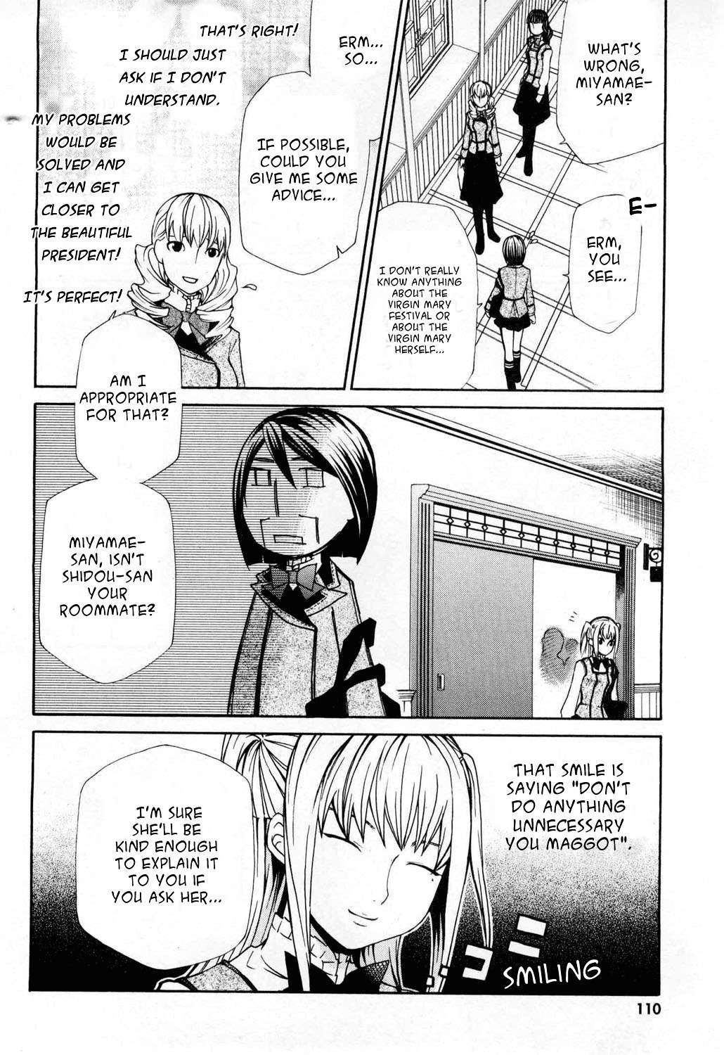 Maria Holic Chapter 12 page 9 - Chapter 12: About the Blood-Stained Virgin Mary Festival (1)