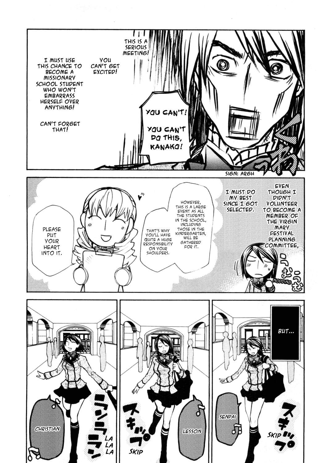 Maria Holic Chapter 13 page 10 - Chapter 13: About the Blood-Stained Virgin Mary Festival (2)