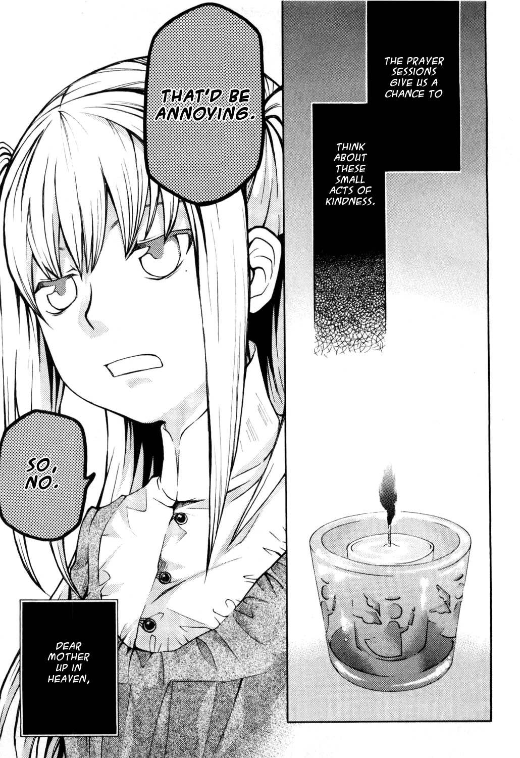 Maria Holic Chapter 13 page 30 - Chapter 13: About the Blood-Stained Virgin Mary Festival (2)