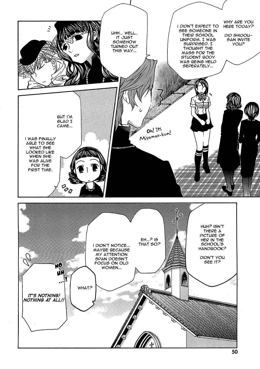 Maria Holic Chapter 20 page 28 - Chapter 20: The Tale of Mariya is Shizu and Shizu is Mariya