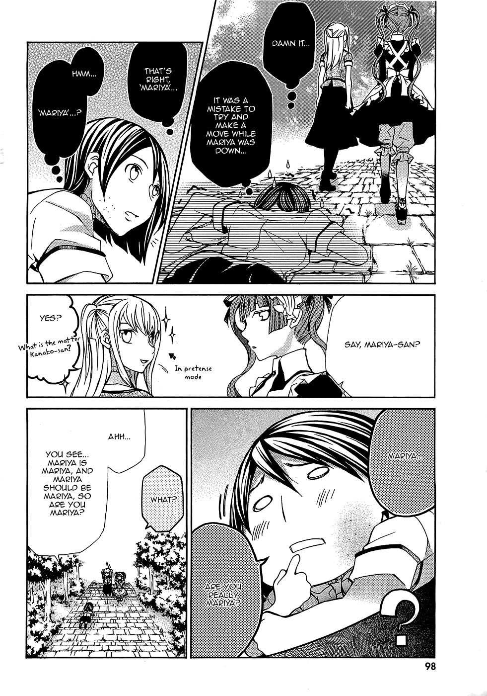 Maria Holic Chapter 21 page 35 - Chapter 21: The Tale of Shizu is Mariya and Mariya is Shizu