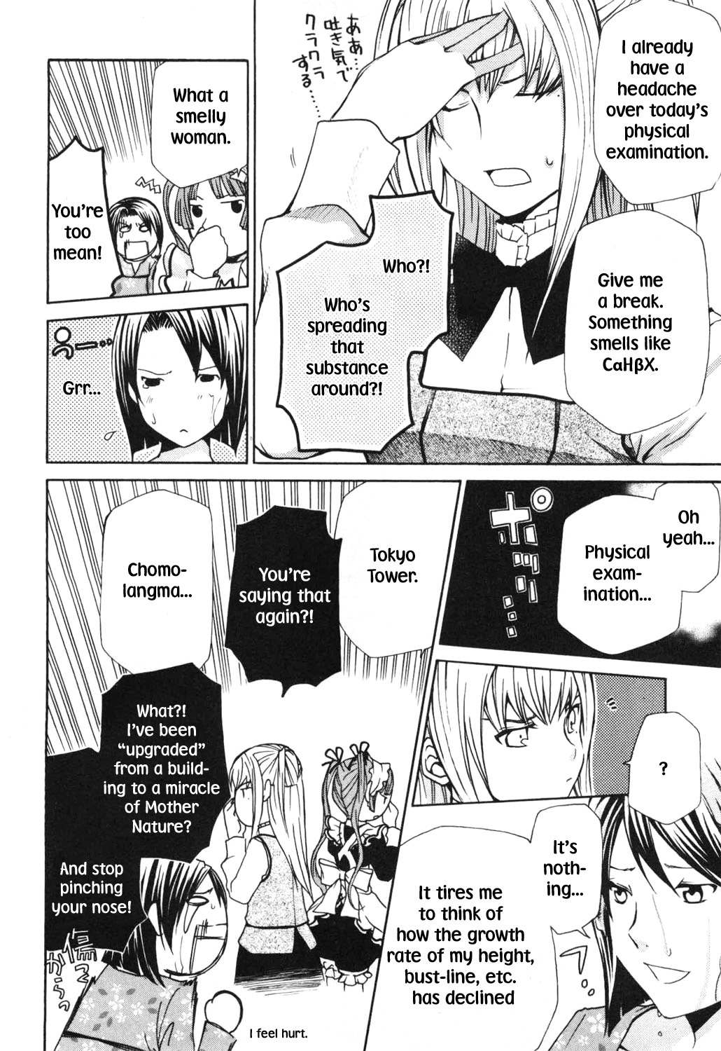 Maria Holic Chapter 9 page 5 - Chapter 9: About the Physical Examination Hemoglobin