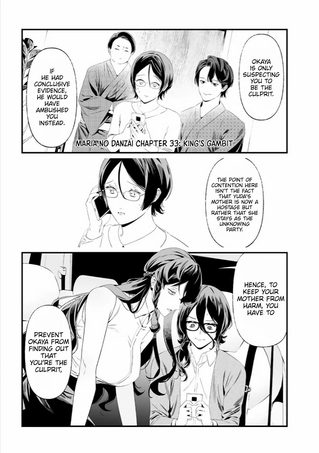 Maria no Danzai Chapter 33 page 2 - Chapter 33: King's Gambit