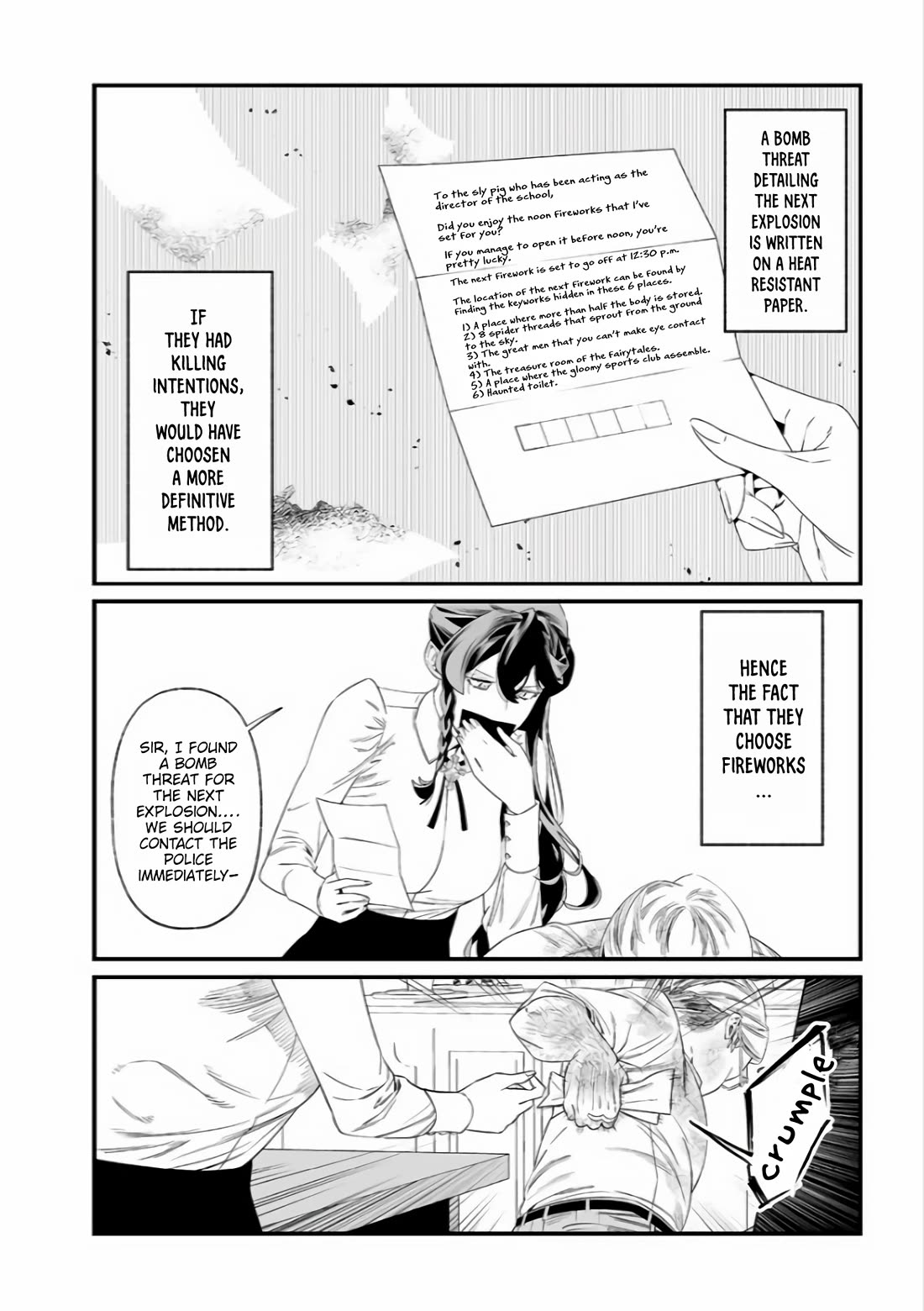 Maria no Danzai Chapter 38 page 15 - Chapter 38: The Truly Vulnerable.