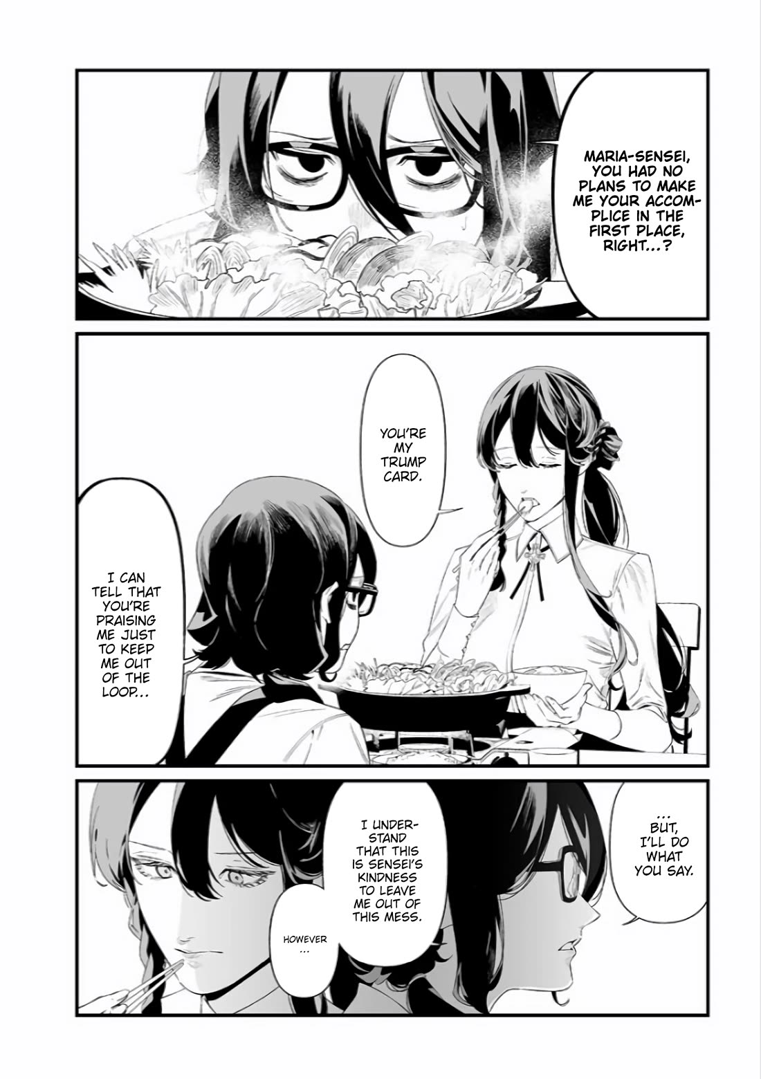 Maria no Danzai Chapter 45 page 15 - Chapter 45: The Bond of the Accomplices.