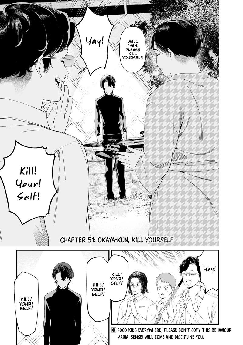 Maria no Danzai Chapter 51 page 2 - Chapter 51: Okaya-kun, Kill Yourself