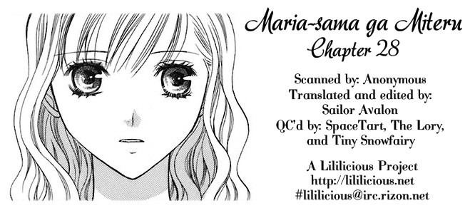 Maria-sama Ga Miteru Chapter 28 page 1 - Chapter 28