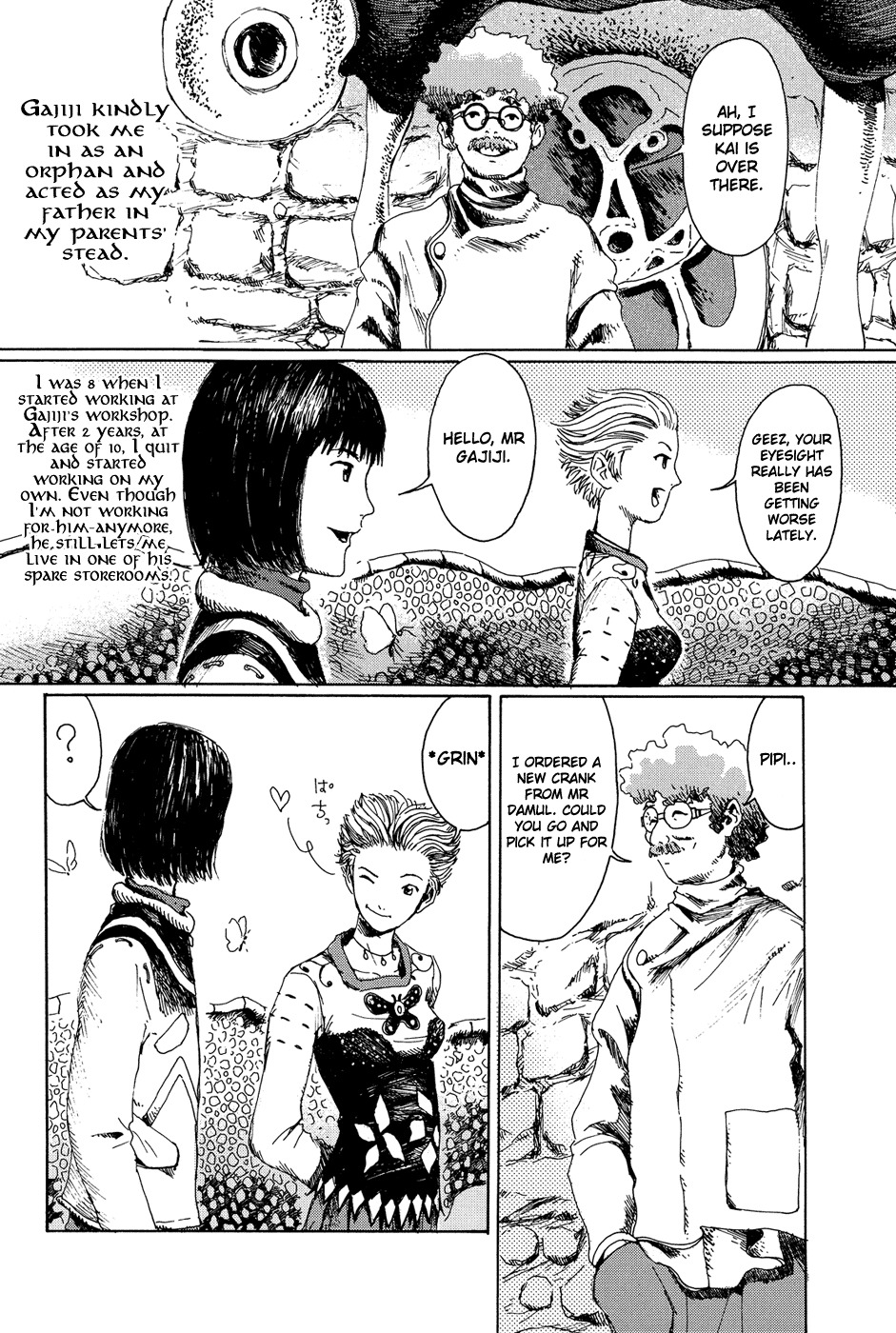 Marie no Kanaderu Ongaku Chapter 1 page 8 - Chapter 1: Gil, The Workshop Town