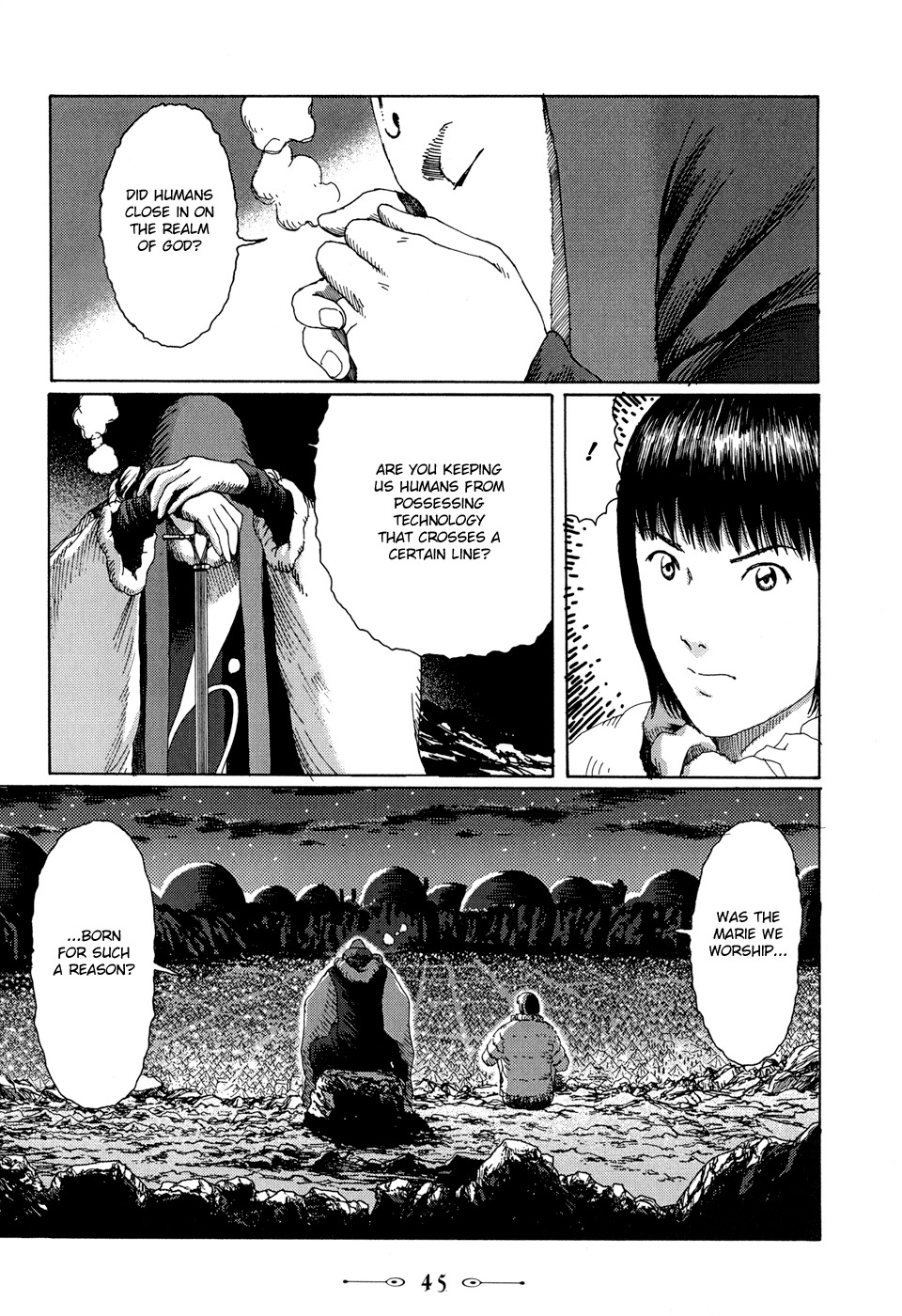 Marie no Kanaderu Ongaku Chapter 10 page 15 - Chapter 10: Father Gule's Tears