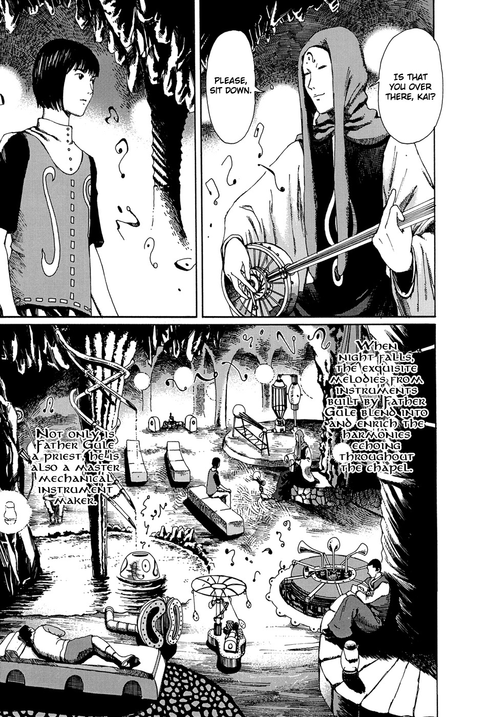 Marie no Kanaderu Ongaku Chapter 4 page 3 - Chapter 4: The Three Wise Men of the Forest