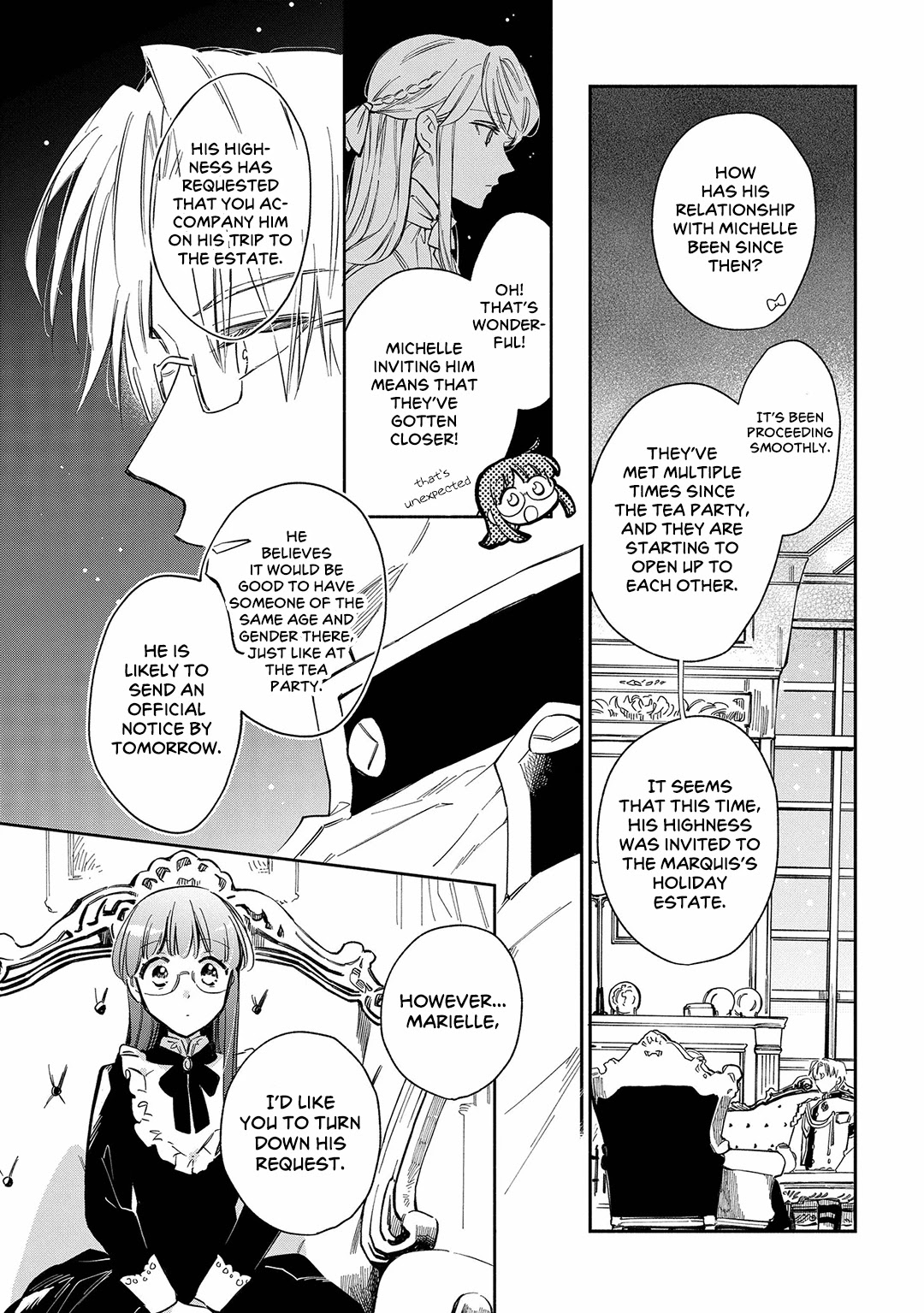 Marielle Clarac's Engagement Chapter 18 page 17 - Chapter 18