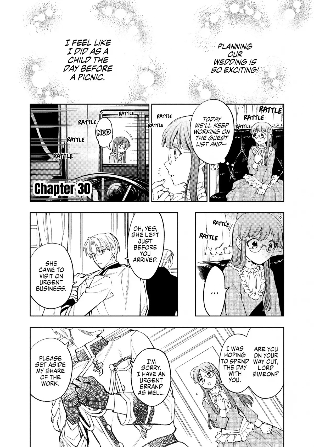 Marielle Clarac's Engagement Chapter 30 page 1 - Chapter 30