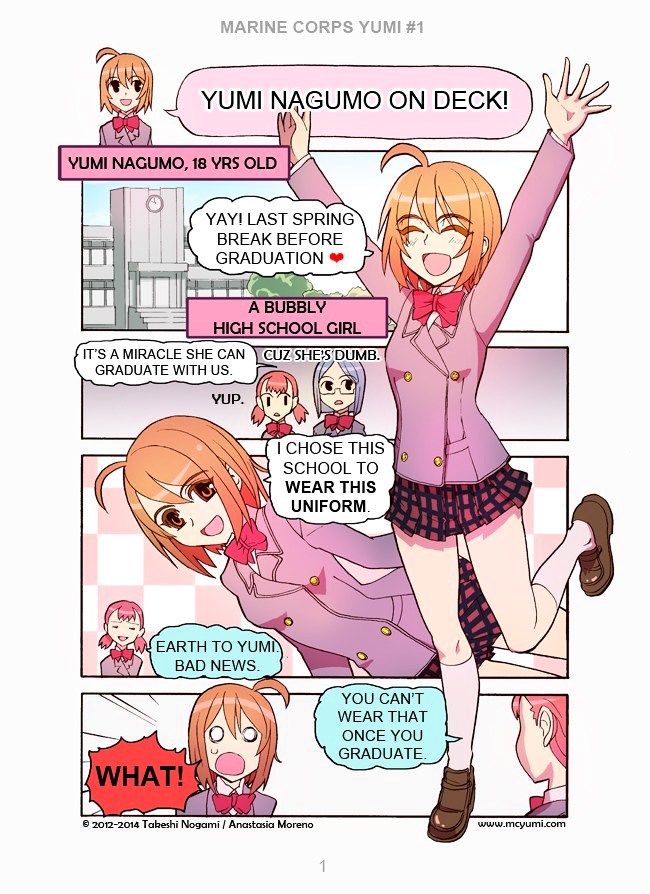 Marine Corps Yumi Chapter 1.2 page 1 - Chapter 1v2
