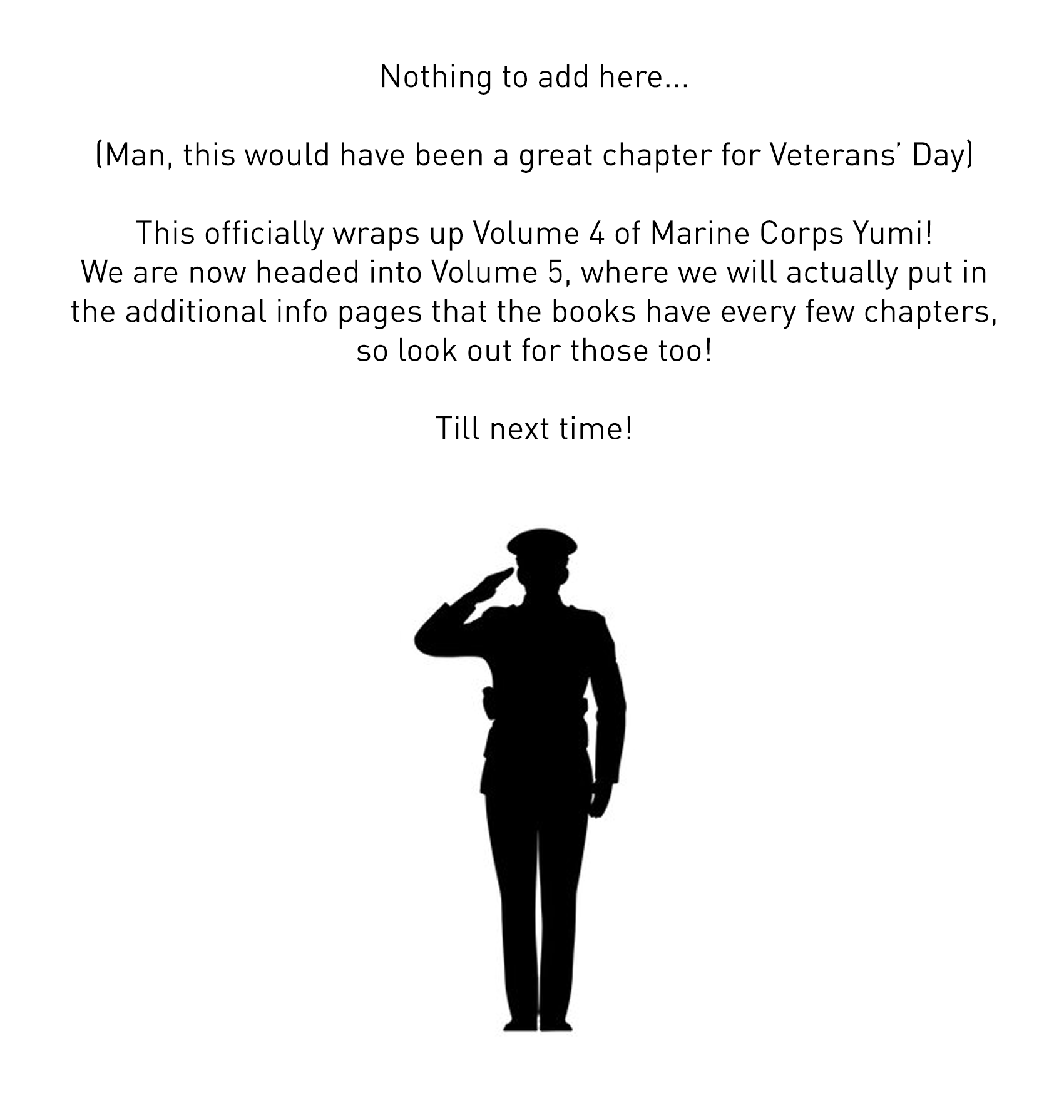 Marine Corps Yumi Chapter 109.5 page 10 - Chapter 109.5: Volume 4 Special Illustration Chapter + Extras