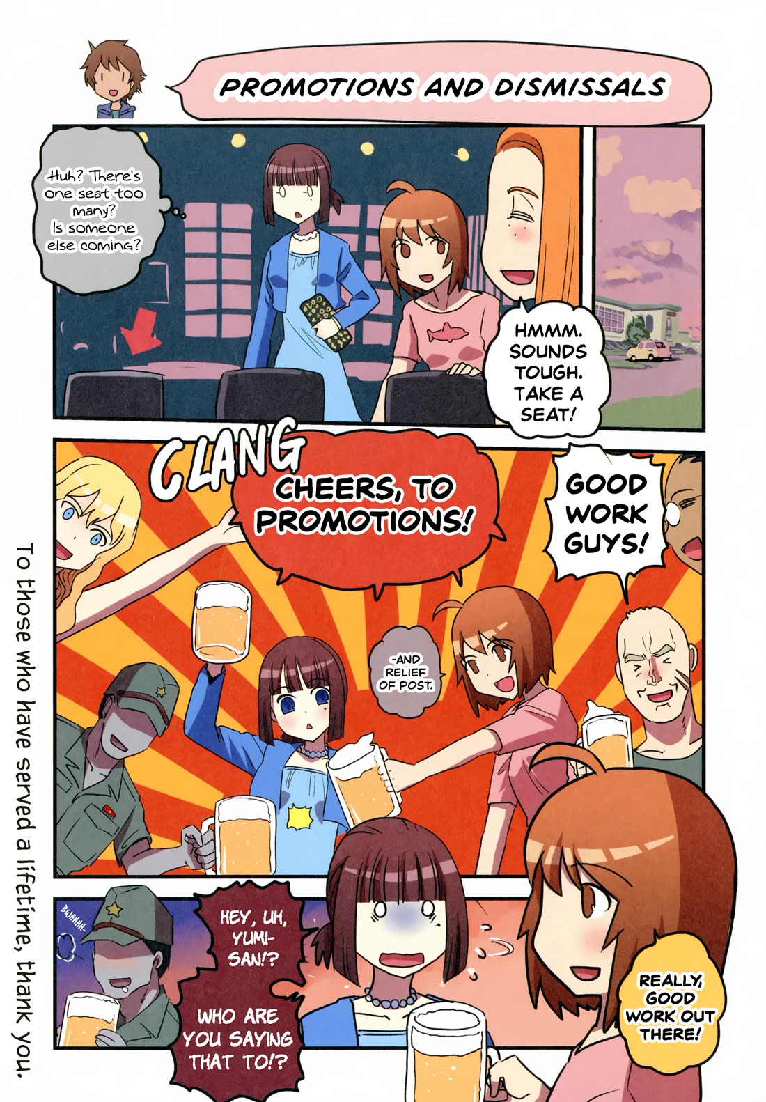 Marine Corps Yumi Chapter 109.5 page 4 - Chapter 109.5: Volume 4 Special Illustration Chapter + Extras