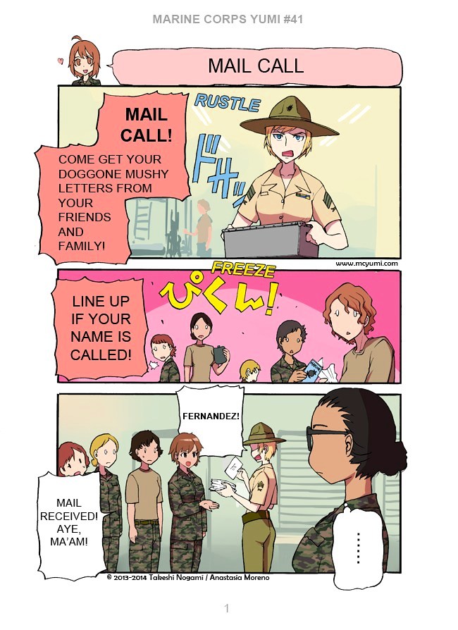 Marine Corps Yumi Chapter 41.2 page 1 - Chapter 41v2