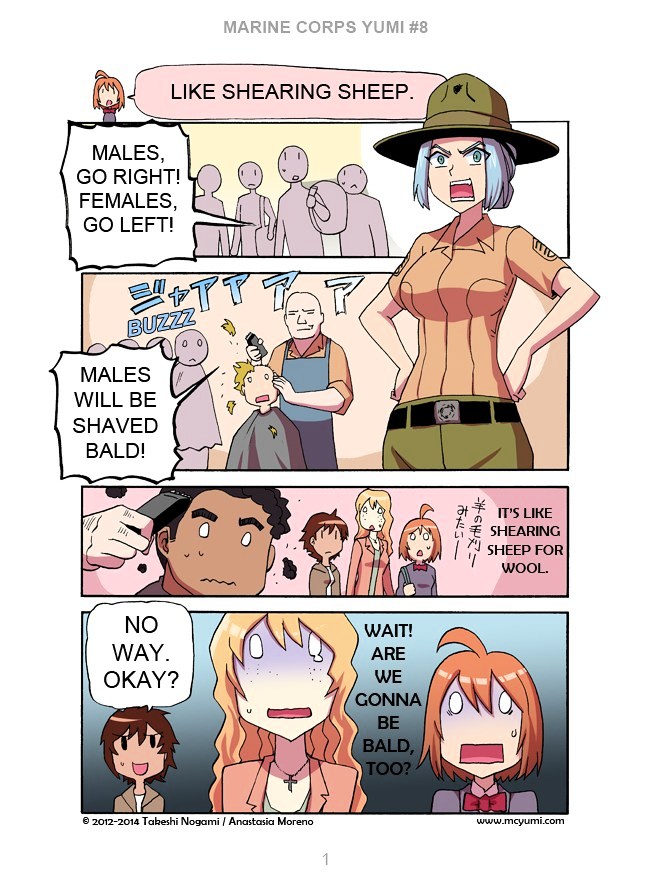Marine Corps Yumi Chapter 8.2 page 1 - Chapter 8v2