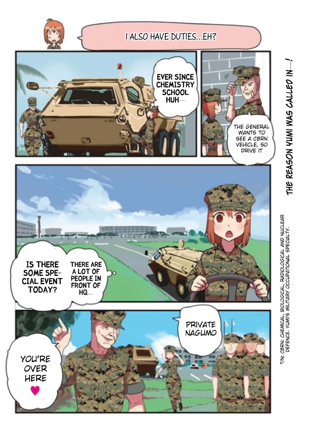 Marine Corps Yumi Chapter 81 page 1 - Chapter 81