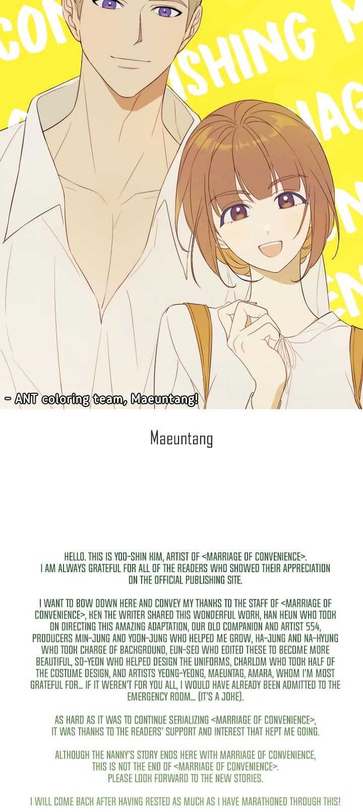 Marriage of Convenience Chapter 95 page 74 - Chapter 95: The END