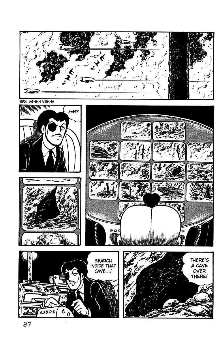 Mars (YOKOYAMA Mitsuteru) Chapter 16 page 4 - Chapter 16: Battle in the Underground Lake