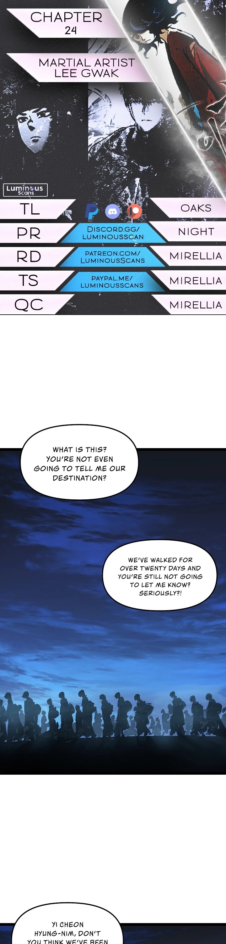 Martial Artist Lee Gwak Chapter 24 page 1 - Chapter 24