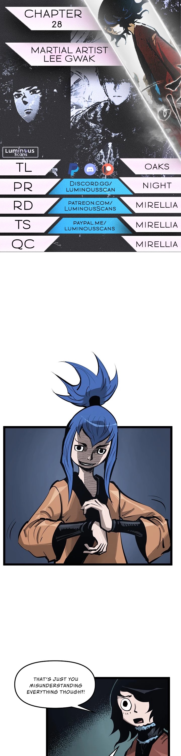 Martial Artist Lee Gwak Chapter 28 page 1 - Chapter 28