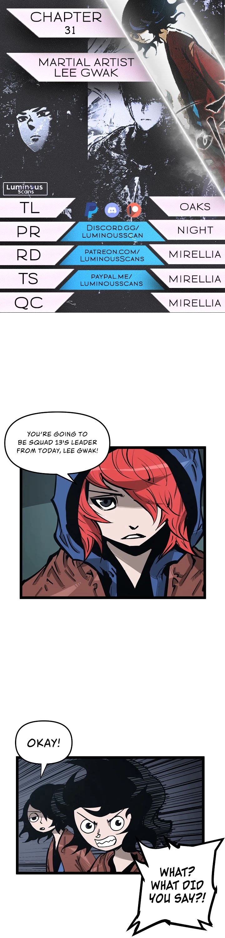 Martial Artist Lee Gwak Chapter 31 page 1 - Chapter 31