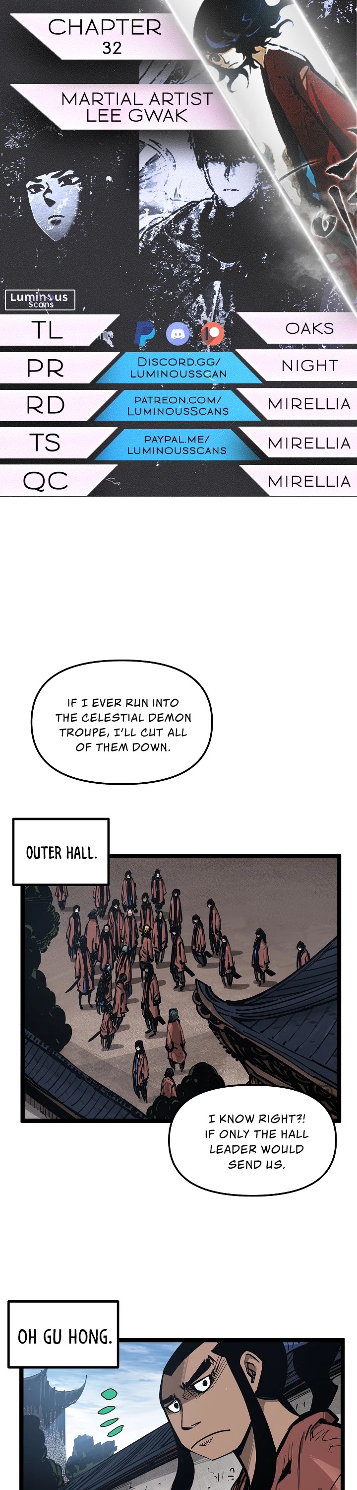 Martial Artist Lee Gwak Chapter 32 page 1 - Chapter 32