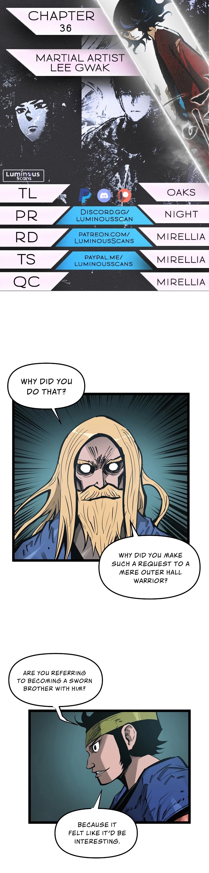 Martial Artist Lee Gwak Chapter 36 page 1 - Chapter 36